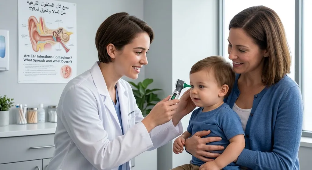 are ear infections contagious
