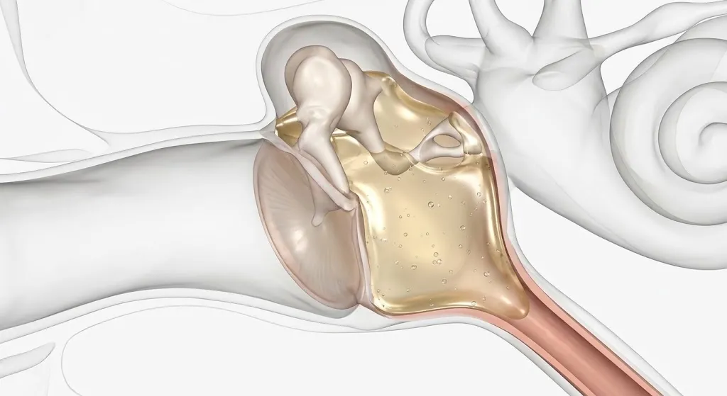 fluid in ear